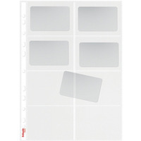 Koszulki z 8 kieszonkami na wizyt�wki A4 105mic 10 sztuk 78930 ESSELTE