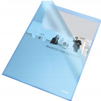 Ofert�wki groszkowe na dokumenty A4 115mic 25 sztuk niebieskie 60834 ESSELTE