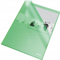 Ofert�wki groszkowe na dokumenty A4 115mic 25 sztuk zielone 60835 ESSELTE