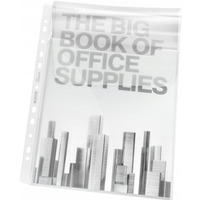 Koszulki groszkowe na katalogi A4 z klapk� ESSELTE 180 mic.5szt 47523003