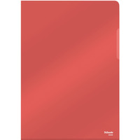 Ofert�wki krystaliczne na dokumenty A4 150mic 25 sztuk czerwone 55433 ESSELTE