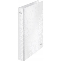 Segregator ringowy LEITZ A4 2DR/25mm per�owy bia�y WOW 42410001