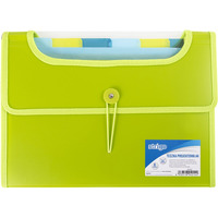 Teczka VFILE PP A4 z 6 przek�adkami zielona SF033 STRIGO