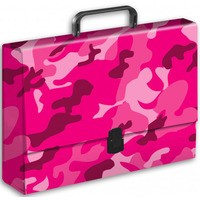 Teczka szkolna z r�czk� A4 moro 6cm TT8197 PENMATE