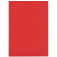 Teczka na dokumenty z gumk� A4 kartonowa czerwona 100553871 BANTEX