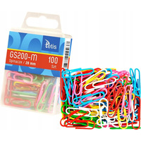 Spinacz okr�g�y 28mm kolor (100szt.) GS200-M TETIS