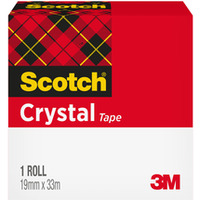 Taśma 19x33m przezroczysta 3M SCOTCH CLEAR-600 pudełko 70005241693