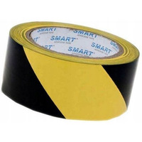 Ta�ma ostrzegawcza ��to-czarna 48mm x 25m SMART samoprzylepna winylowa