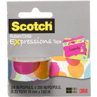 Taśma samoprzylepna 19x7, 6mm C214-P8 akwarela SCOTCH EXPRESSIONS 70005191278