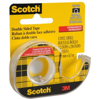 Taśma dwustronna przezroczysta 12x6m na podajniku 3M SCOTCH 136D