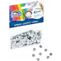 Cekiny konfetti FIORELLO GR-C14-6S k�ka srebrne 170-2513