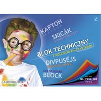 Blok techniczny kolorowy A3 25k SUPERIOR 00105 KRESKA