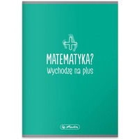 Zeszyt szkolny przedmiotowy A5 60 kartek w kratk 70g MATEMATYKA 9577438 HERLITZ