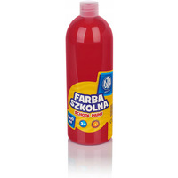 Farba plakatowa szkolna 1000ml czerwona 301217049 ASTRA