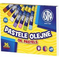 Pastele olejne zestaw 36 kolorw kredki 313115001 ASTRA