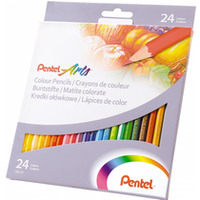 Kredki owkowe PENTEL 24 kolory CB8-24U