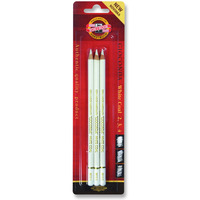 W�giel w drewnie 3szt. 2, 3, 4 bia�y 88121 KOH-I-NOOR