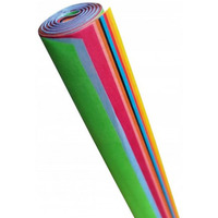 Bibu�a w rolce ma�a g�adka mix 12 arkuszy 38x50cm (5 rolek) BID-3850 ALIGA