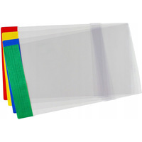 Ok�adki regulowane na ksi��ki i zeszyty E5 kolorowe 25 sztuk 27, 7x39, 3-43, 7cm OZK-48 BIURFOL