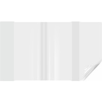 Ok�adki regulowane na ksi��ki i zeszyty E6 bezbarwne 25 sztuk 24, 5x34-37, 7cm OZB-47 BIURFOL