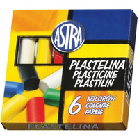 Plastelina szkolna dla dzieci zestaw 6 kolorw 83811905 ASTRA