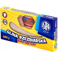Glina rze�biarska masa plastyczna 520g naturalna be�owa 83810900 ASTRA