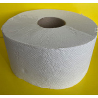 Papier toaletowy JUMBO 120m(12szt) bia�y 20x9, 1cm 65% bia�o�ci 2 warstwy 270065 PUFFO