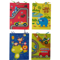 Torebka prezentowa 32x44x10cm JUMBO dziecięca ROZETTE