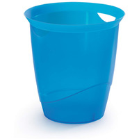Kosz na �mieci 16l niebieski przezroczysty DURABLE 1701710540