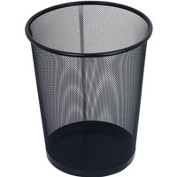 Kosz na papier czarny metalowy ( siatka ) 12 litrów GR-020 120-1127 GRAND
