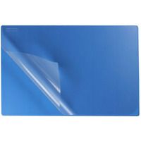 Podkadka na biurko z przezroczyst foli 38x58cm PVC niebieska BIURFOL KPB-01-06