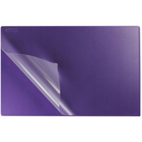 Podkadka na biurko z przezroczyst foli 38x58cm PVC fioletowa BIURFOL KPB-01-05