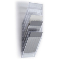 Zestaw 6 pojemnikw A4 przezroczystych pion 1709760400 FLEXIBOXX DURABLE