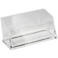Przybornik na wizyt�wki K-057 transparentny 009112 D.RECT