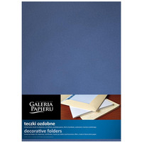 Teczka ozdobna ofertowa W1 metalizowana granatowa (10szt.) 220615 ARGO