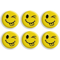 Magnesy do tablic ��te j�zyki 30mm (6szt.) GM301-TY6 TETIS