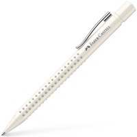 D�ugopis automatyczny GRIP 2010 kremowy (coconut milk) wk�ad M niebieski 243908 Faber-Castell