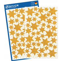 Naklejki Z-Design b�yszcz�ce - gwiazdki 52225 AVERY ZWECKFORM