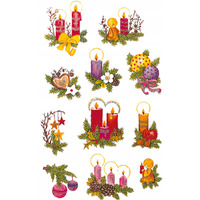 Naklejki Z-Design b�yszcz�ce - stroiki �wi�teczne 4050 AVERY ZWECKFORM