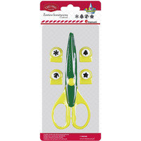 Nożyczki dekoracyjne 16, 5 cm + 4 dziurkacze kreatywne 340302 TITANUM