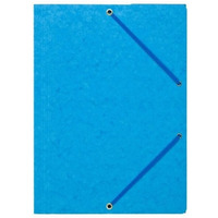 Teczka z gumk� rogi NATUNA A4 preszpan jasna niebieska 390g