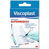 Plaster do ci�cia super mi�kki 6cm x 1m VISCOPLAST PRESTOPOR YP20104046 3M