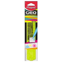 Linijka szkolna 15cm kolorowa GEOCUSTOM 254015 MAPED