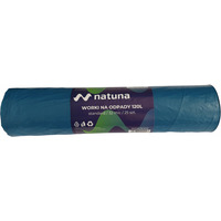 Worki na mieci 120L 32mic LDPE standard NATUNA (25szt) niebieskie