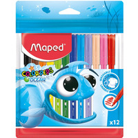 Flamastry COLORPEPS OCEAN 18 kolorw zip etui 845721 MAPED