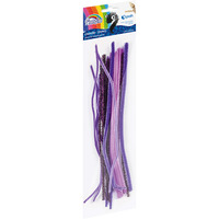 Druciki kreatywne 30cm fioletowe (20) GR-CH020 FIORELLO 170-2613