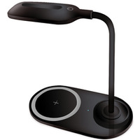 Lampka biurkowa led PLATINET czarna 10W z adowark indukcyjn (45248)