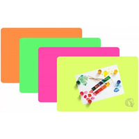 Podkadka na biurko do prac plastycznych 38x56cm A3 8sztuk mix neonowy PS-NEON-A3 BIURFOL