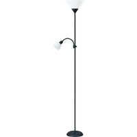 Lampa podogowa PLATINET E27 + E14 czarna (45178)