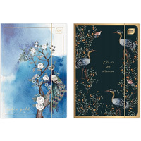 Teczka z gumk� A4+ SATIN GOLD BLOSSOM